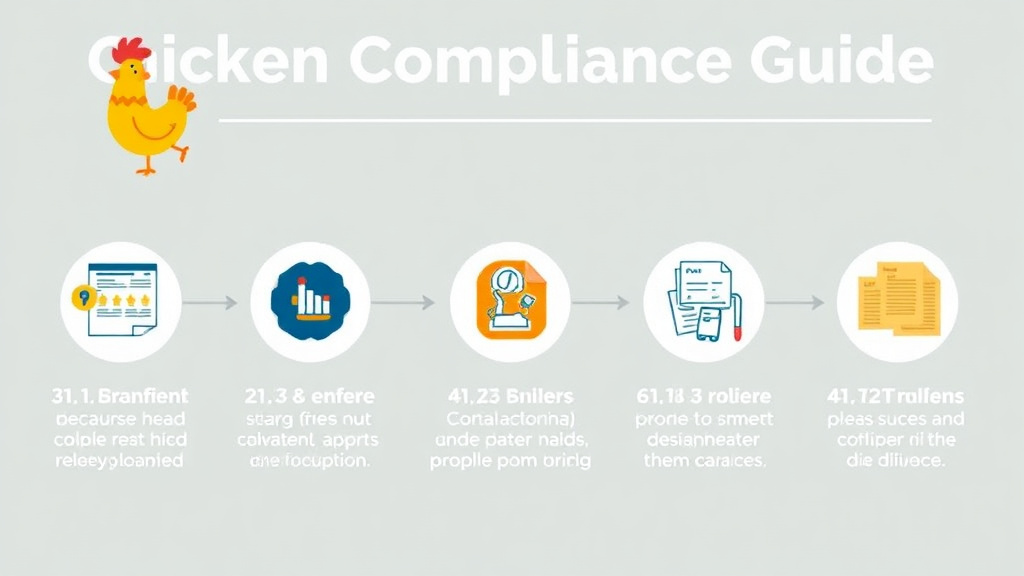 Step-by-step visual guide for implementing chicken Franchise Compliance Guide