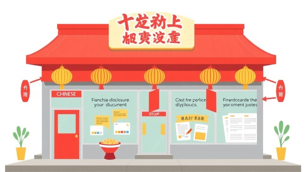 Real-world application diagram for chinese Food Franchise Audit Checklist