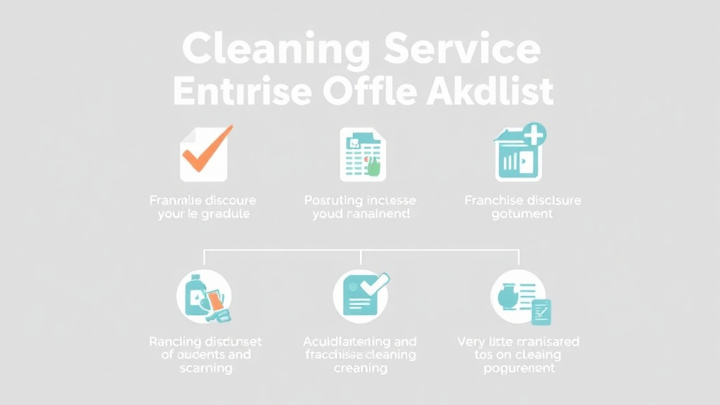 Real-world application diagram for cleaning Service Franchise Audit Checklist
