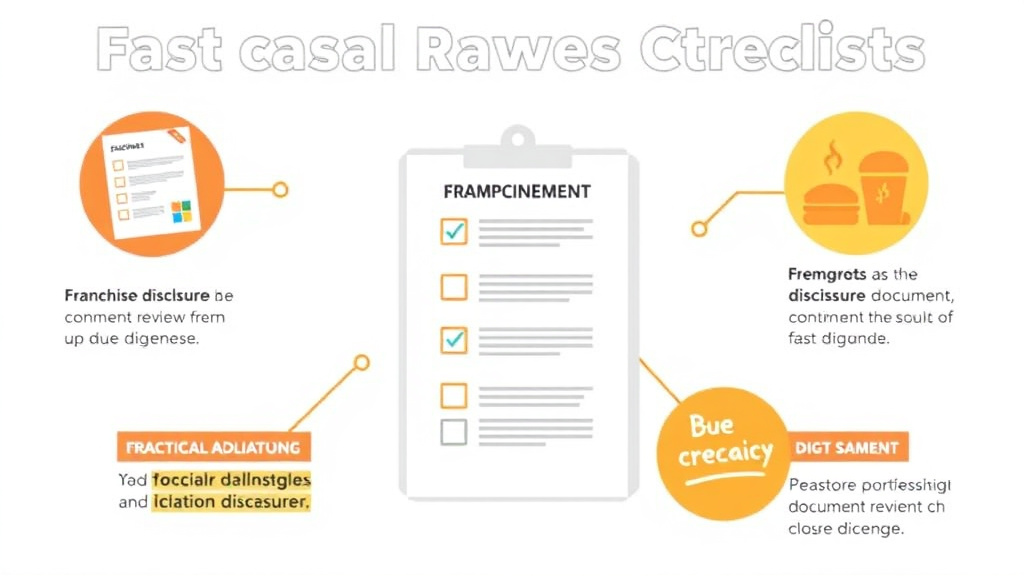 Action-oriented illustration showing how to apply fast Casual Franchise Audit Checklist