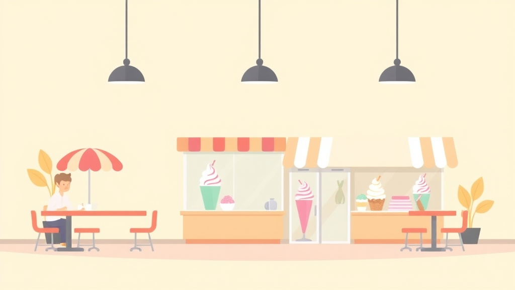 Illustration breaking down the fundamentals of health Code Compliance for Frozen Yogurt Franchises