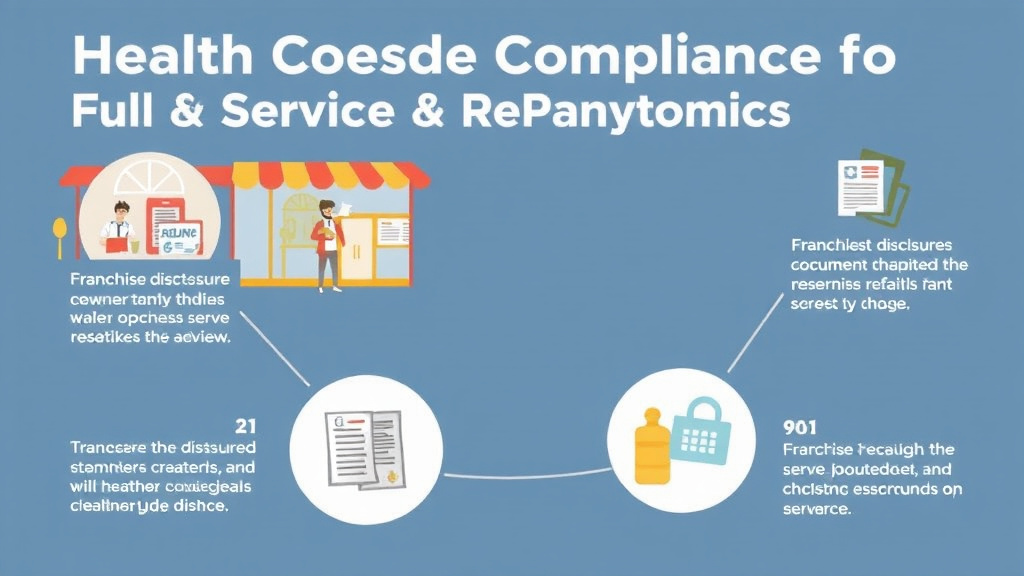 Hands-on guide visualization for health Code Compliance for Full Service Restaurant Franchises