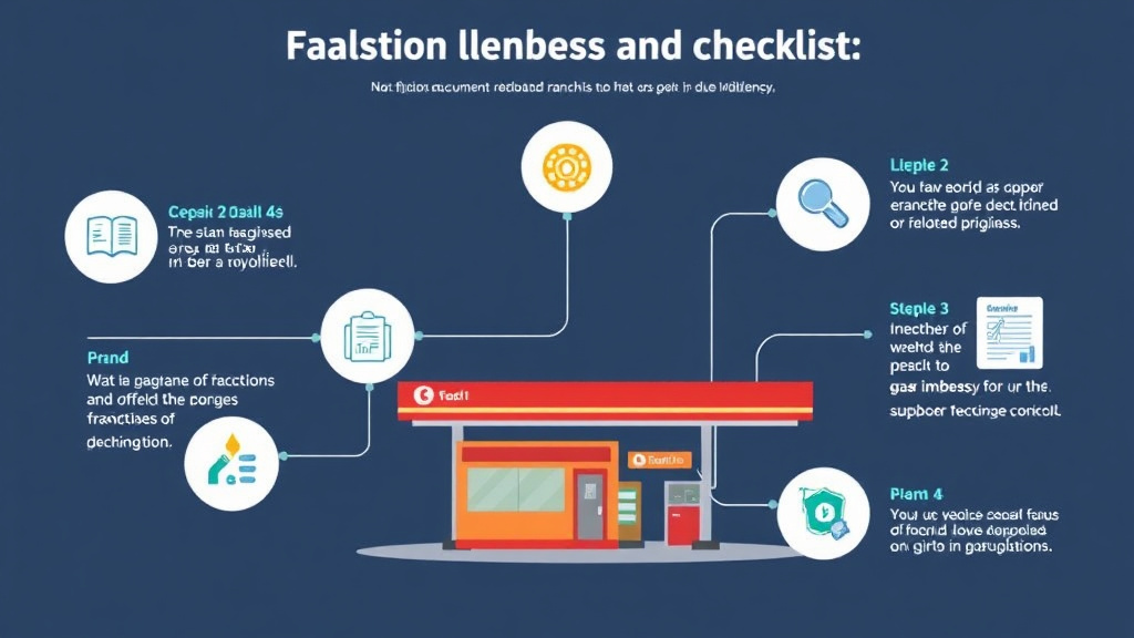 Hands-on guide visualization for gas Station Franchise Audit Checklist