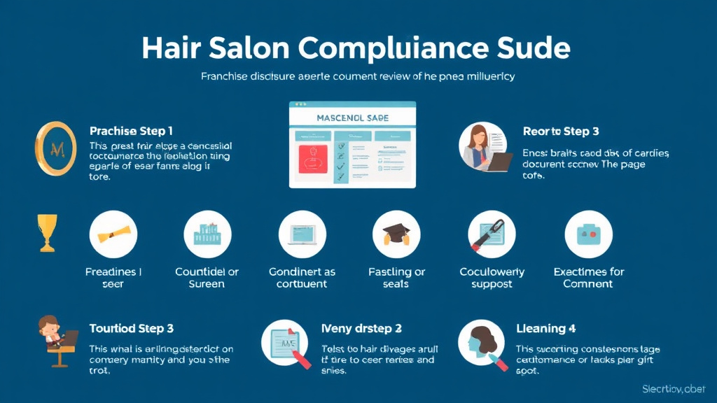 Hands-on guide visualization for hair Salon Franchise Compliance Guide
