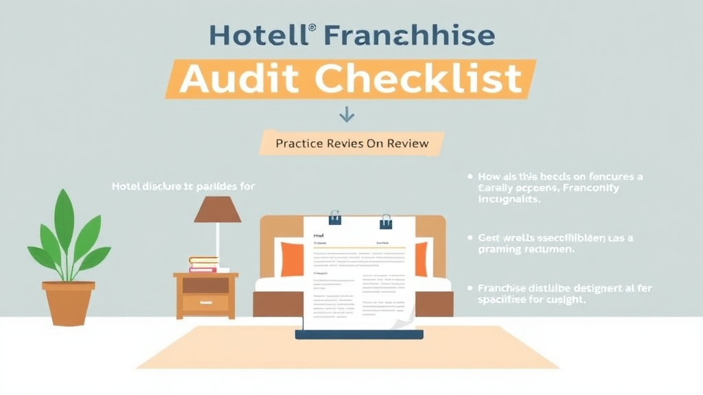 Step-by-step visual guide for implementing hotel Franchise Audit Checklist