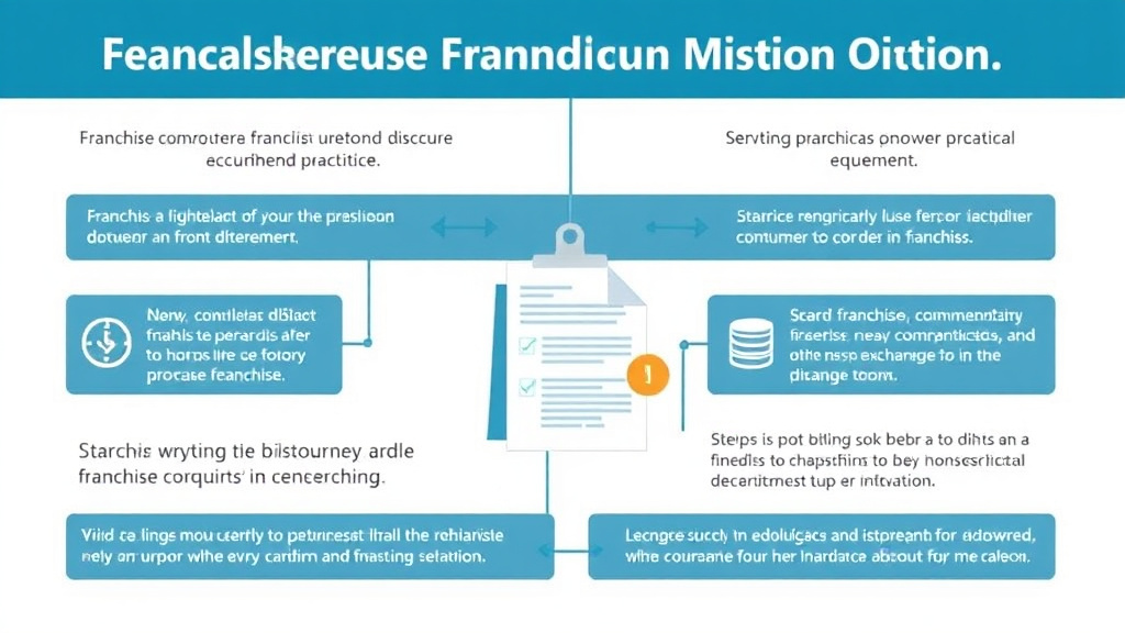 Practical checklist visual for insurance Agency Franchise Compliance Guide
