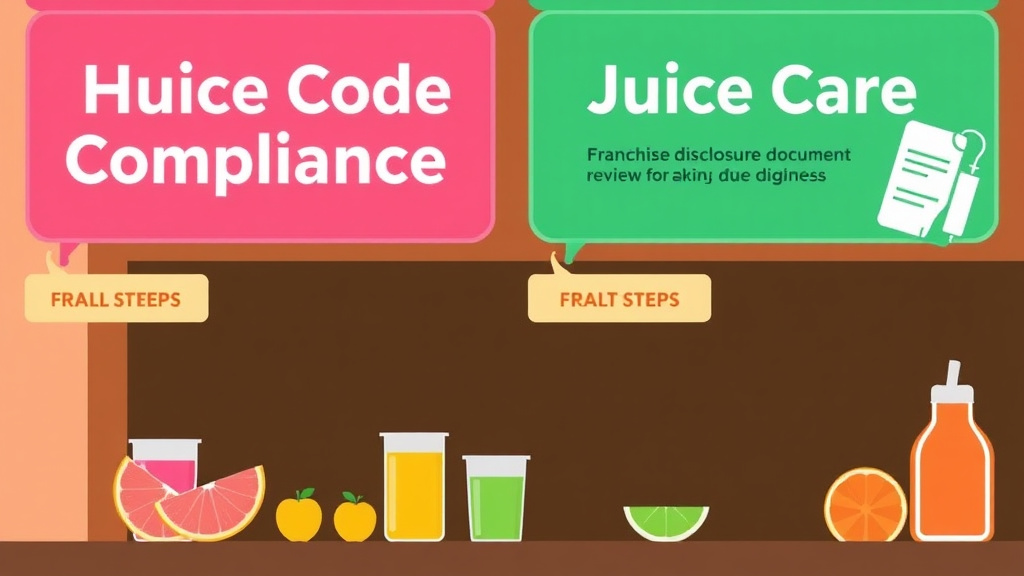 Real-world application diagram for health Code Compliance for Juice Bar Franchises