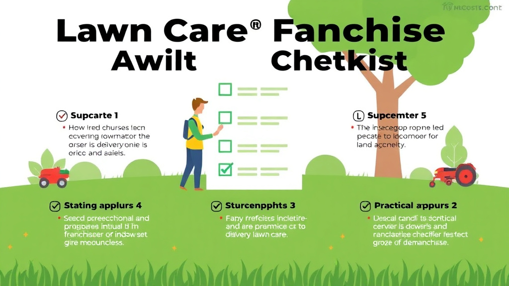 Practical workflow diagram for lawn Care Franchise Audit Checklist