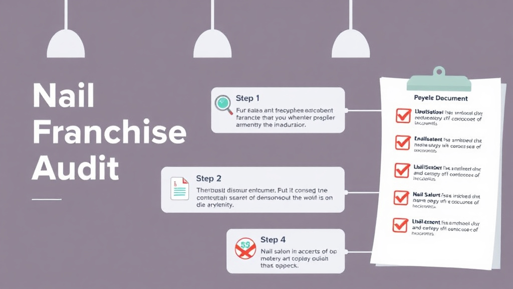 Practical checklist visual for nail Salon Franchise Audit Checklist