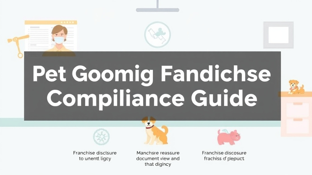 Practical checklist visual for pet Grooming Franchise Compliance Guide