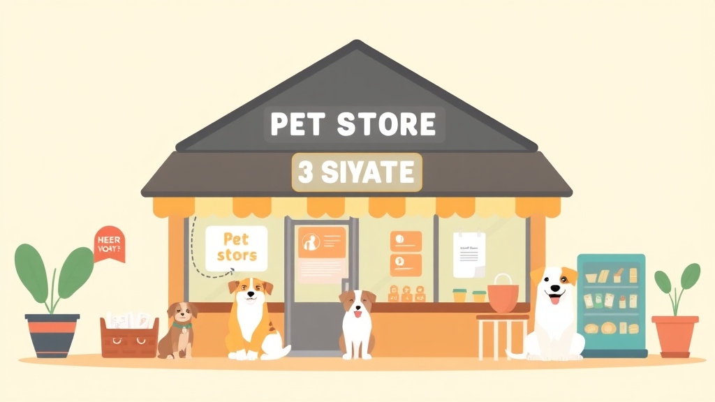 A professional illustration depicting pet Store Franchise Compliance Guide