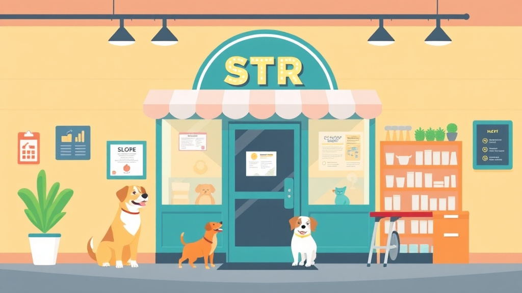 An informative visual explaining health Code Compliance for Pet Store Franchises for beginners and professionals