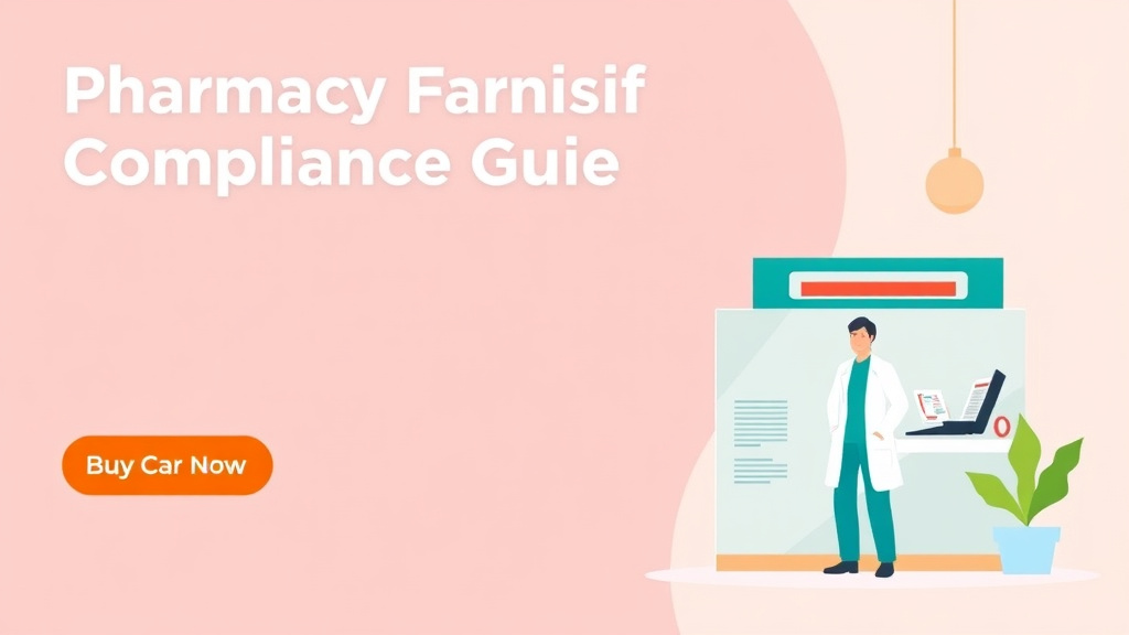 Illustration breaking down the fundamentals of pharmacy Franchise Compliance Guide