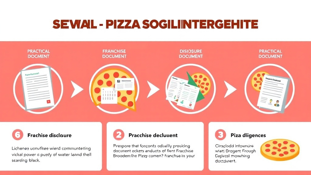 Action-oriented illustration showing how to apply pizza Franchise Compliance Guide