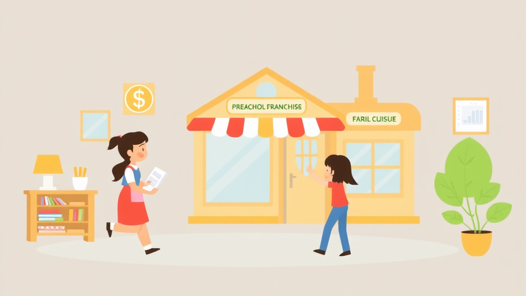 Illustration breaking down the fundamentals of preschool Franchise Compliance Guide