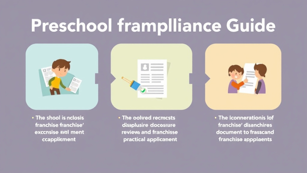 Real-world application diagram for preschool Franchise Compliance Guide