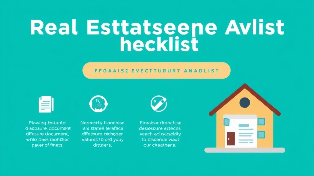 Practical workflow diagram for real Estate Franchise Audit Checklist