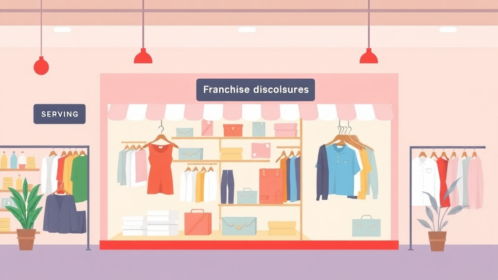 Illustration breaking down the fundamentals of health Code Compliance for Retail Clothing Franchises