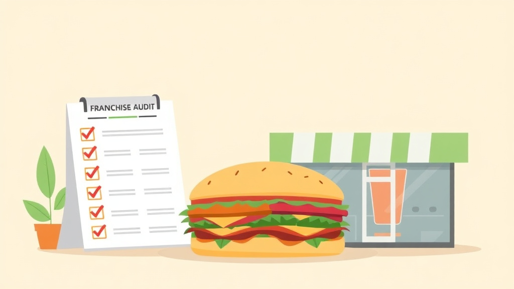 An informative visual explaining sandwich Franchise Audit Checklist for beginners and professionals