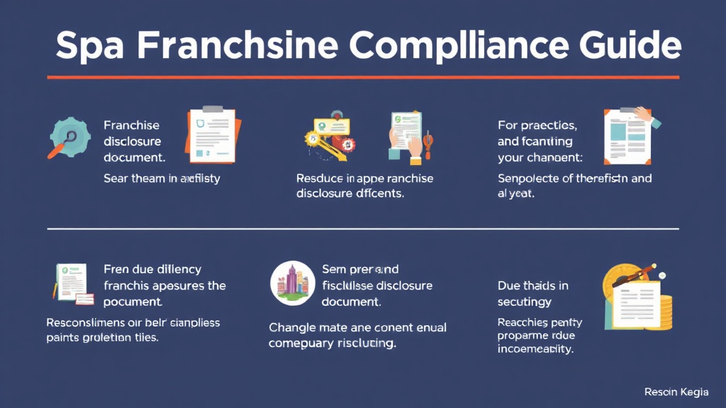 Process flow illustration for putting spa Franchise Compliance Guide into action