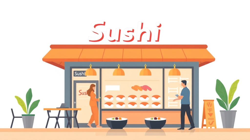 Detailed visual representation of health Code Compliance for Sushi Franchises