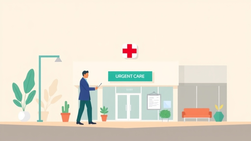 Visual overview of urgent Care Franchise Audit Checklist with key concepts highlighted