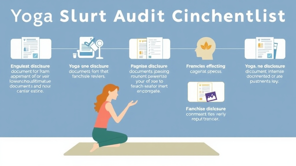 Practical workflow diagram for yoga Studio Franchise Audit Checklist