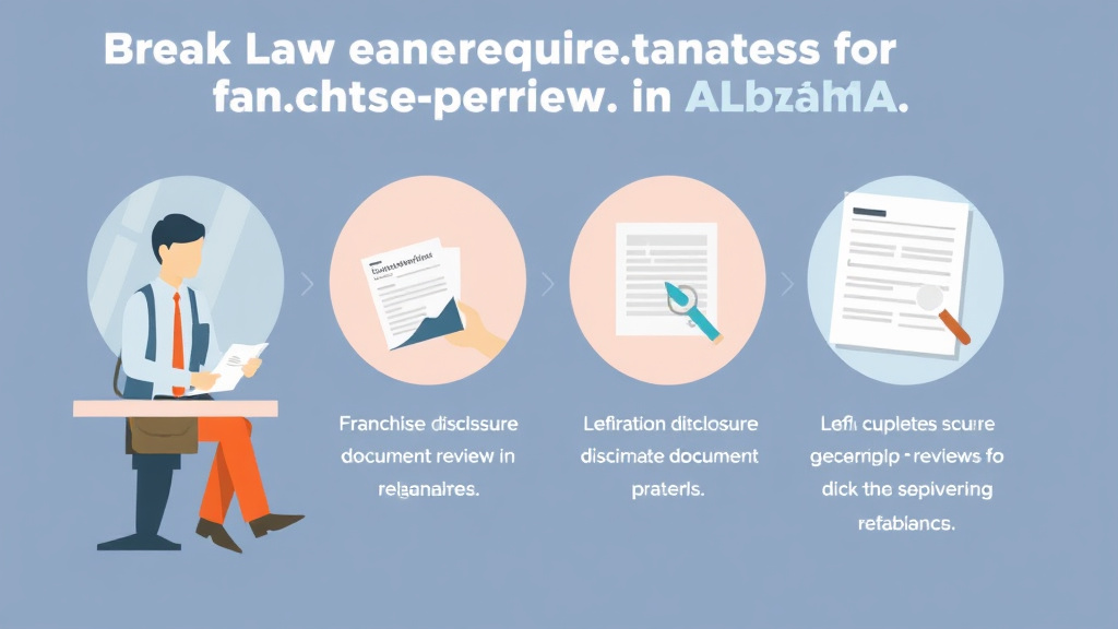 Real-world application diagram for break Law Requirements for Franchise Workers in Alabama