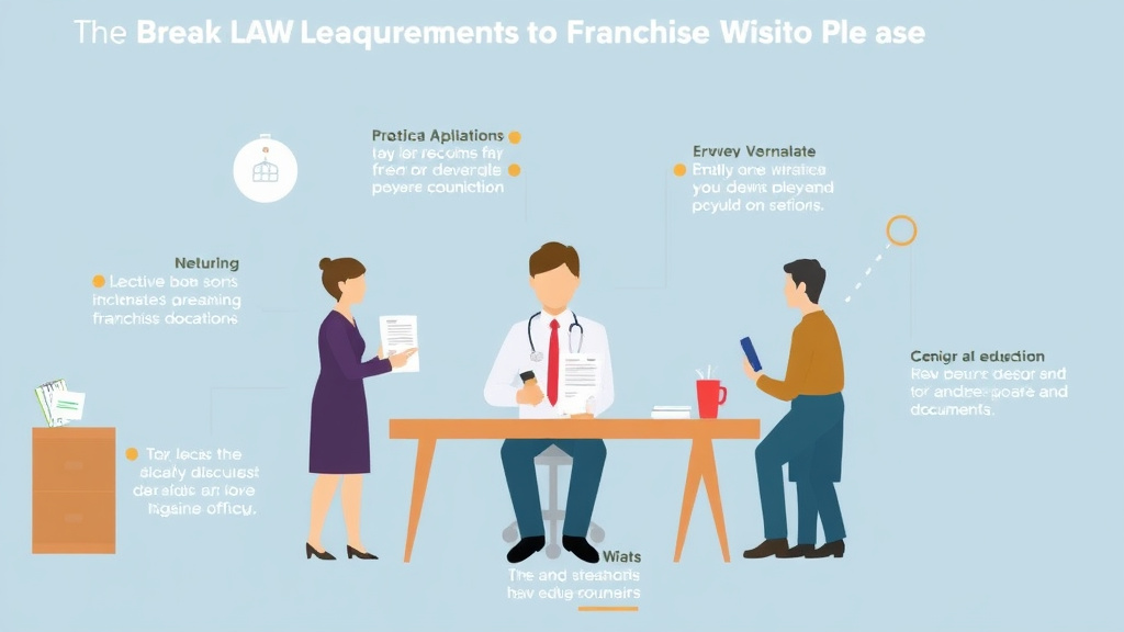 Real-world application diagram for break Law Requirements for Franchise Workers in Connecticut