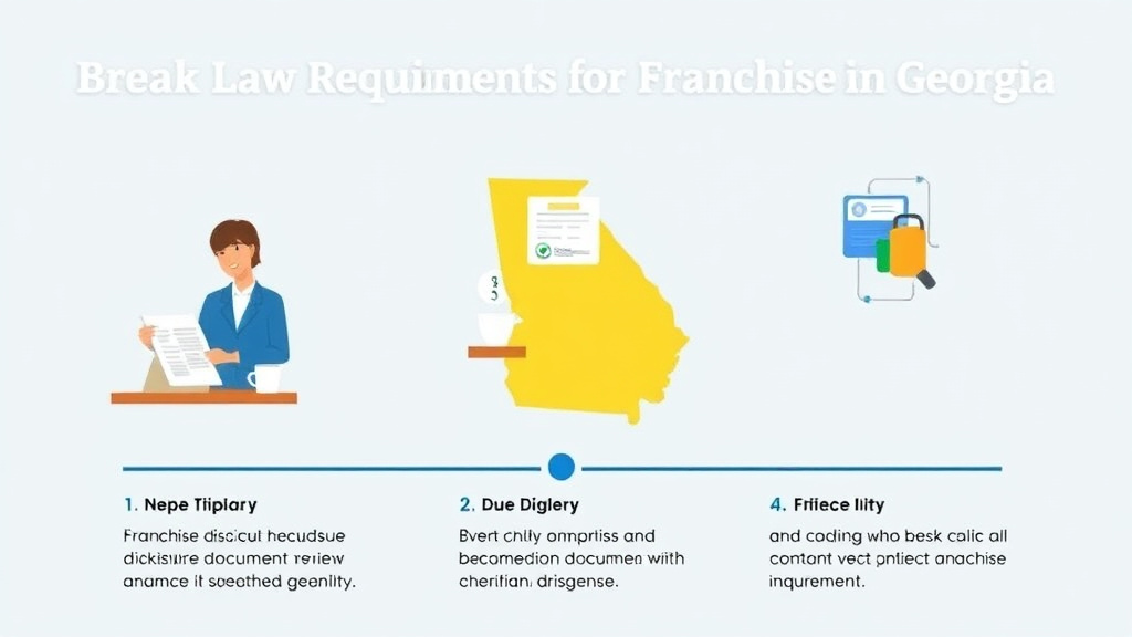Hands-on guide visualization for break Law Requirements for Franchise Workers in Georgia