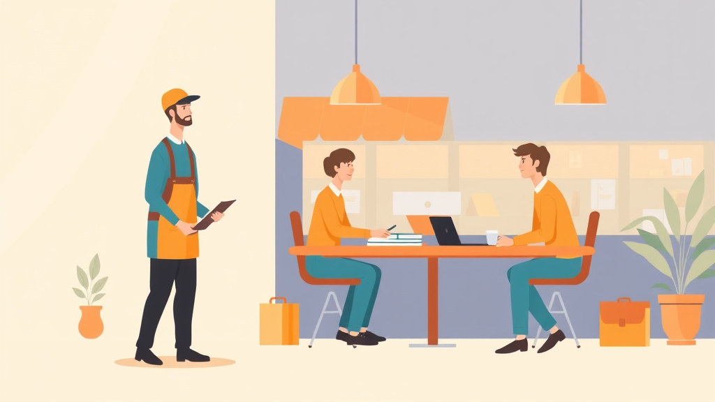 Visual overview of break Law Requirements for Franchise Workers in Indiana with key concepts highlighted