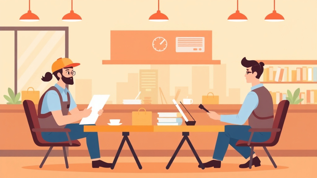 A professional illustration depicting break Law Requirements for Franchise Workers in Kentucky