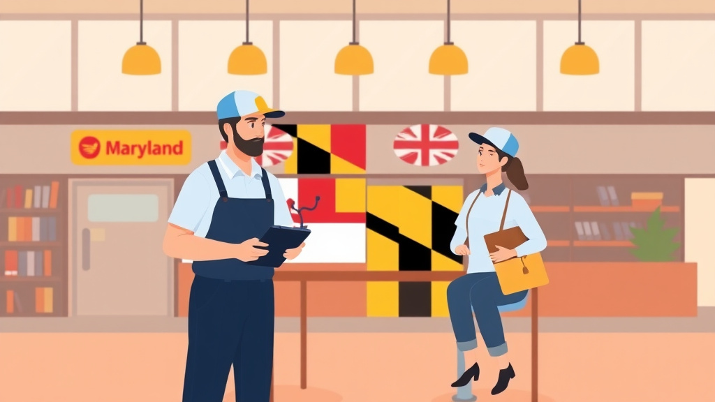 Conceptual diagram showing how break Law Requirements for Franchise Workers in Maryland works in practice