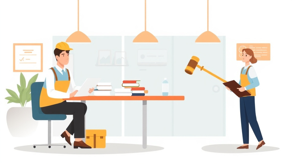 Visual overview of break Law Requirements for Franchise Workers in Ohio with key concepts highlighted