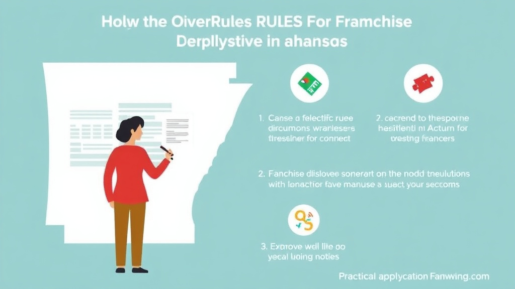 Step-by-step visual guide for implementing overtime Rules for Franchise Employees in Arkansas