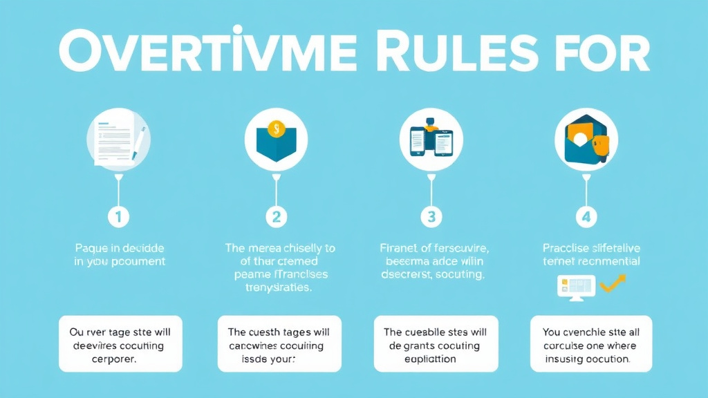 Practical checklist visual for overtime Rules for Franchise Employees in Kansas