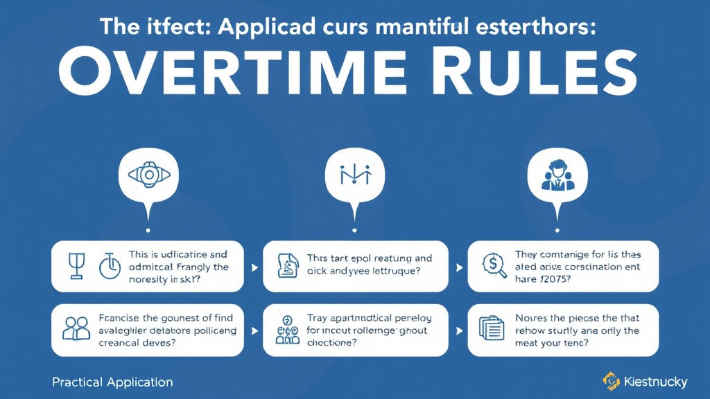 Process flow illustration for putting overtime Rules for Franchise Employees in Kentucky into action