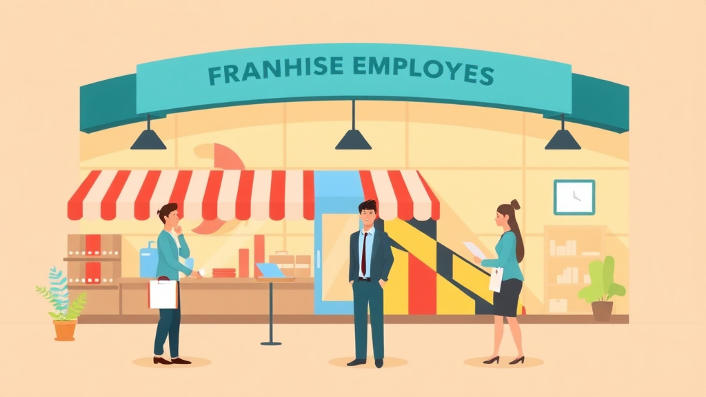 Conceptual diagram showing how overtime Rules for Franchise Employees in Maryland works in practice