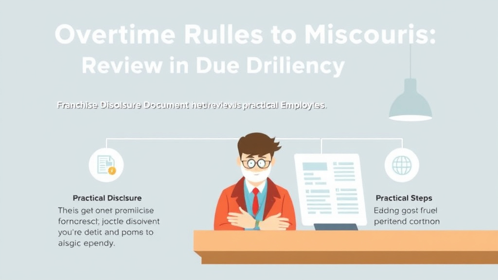 Step-by-step visual guide for implementing overtime Rules for Franchise Employees in Missouri