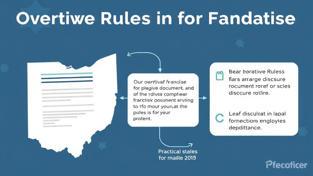 Process flow illustration for putting overtime Rules for Franchise Employees in Ohio into action