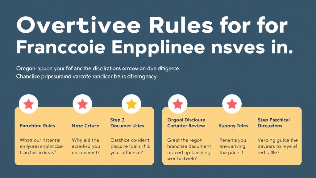 Hands-on guide visualization for overtime Rules for Franchise Employees in Oregon