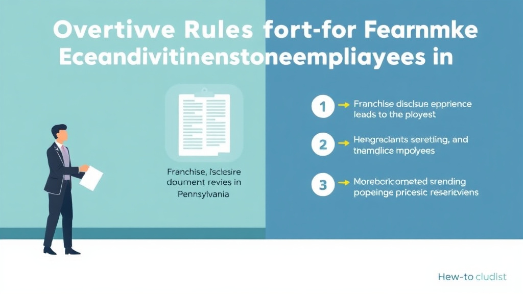 Real-world application diagram for overtime Rules for Franchise Employees in Pennsylvania