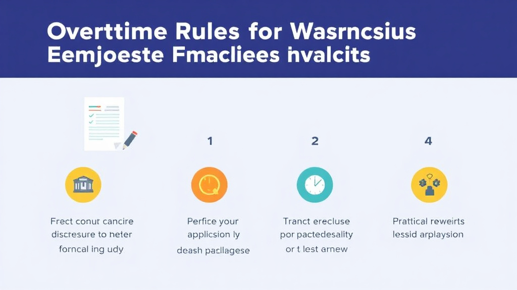 Practical checklist visual for overtime Rules for Franchise Employees in Washington