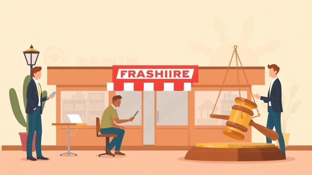 A professional illustration depicting employee Scheduling Laws for Franchises in Arizona