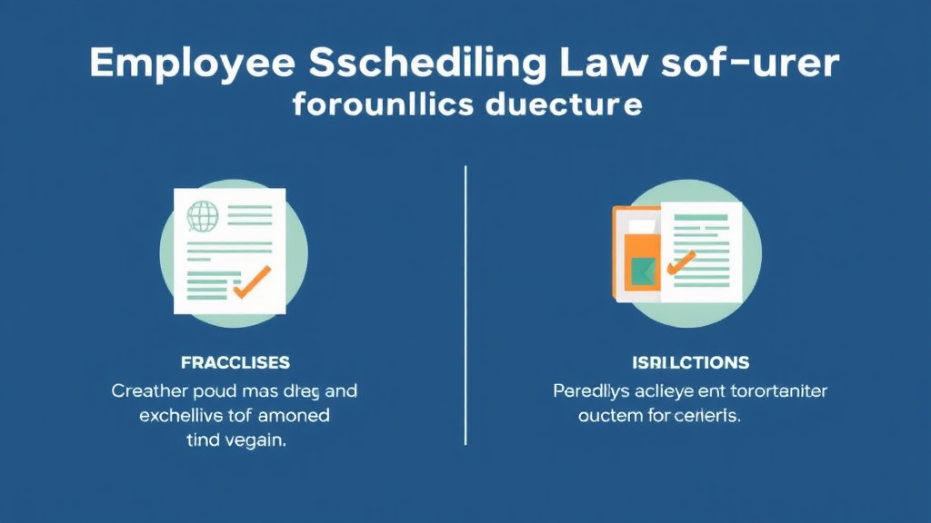 Real-world application diagram for employee Scheduling Laws for Franchises in Hawaii