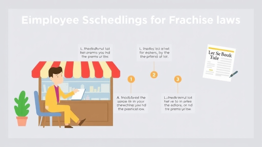 Practical checklist visual for employee Scheduling Laws for Franchises in Iowa