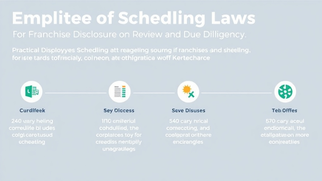 Step-by-step visual guide for implementing employee Scheduling Laws for Franchises in Kentucky