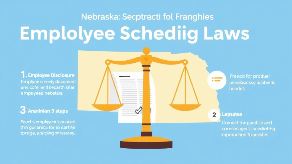 Practical workflow diagram for employee Scheduling Laws for Franchises in Nebraska