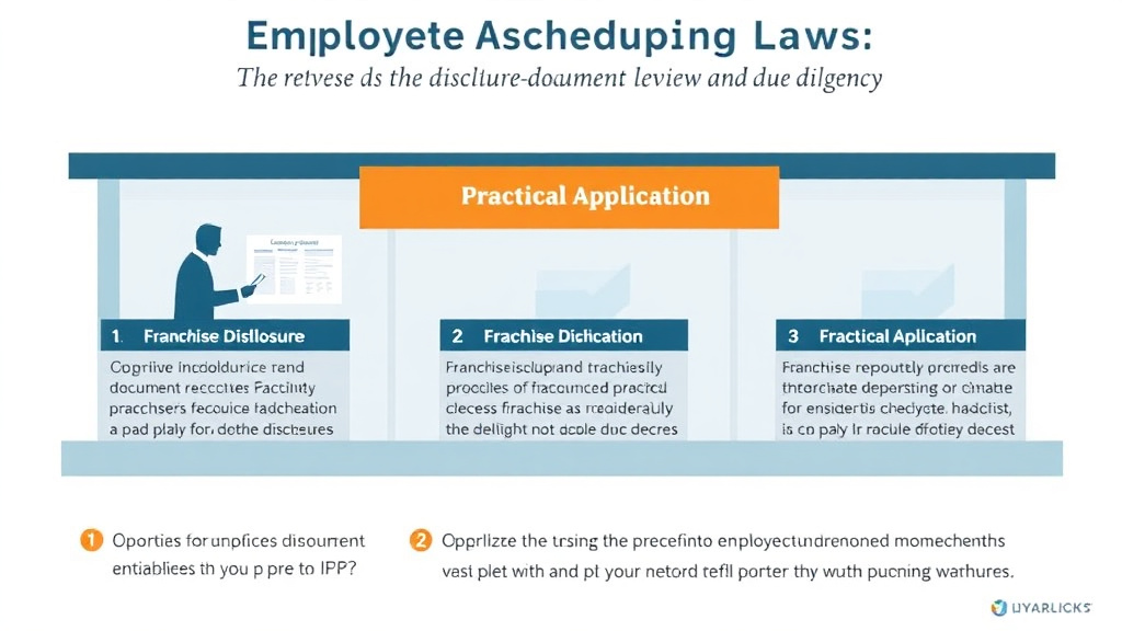 Practical workflow diagram for employee Scheduling Laws for Franchises in Nevada