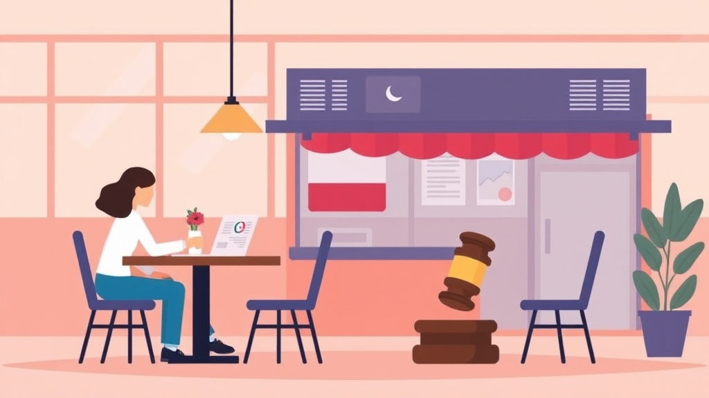 Visual overview of employee Scheduling Laws for Franchises in Texas with key concepts highlighted